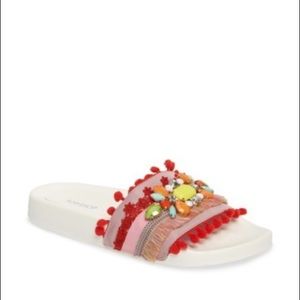 TOPSHOP Hero Embellished Slide Sandals